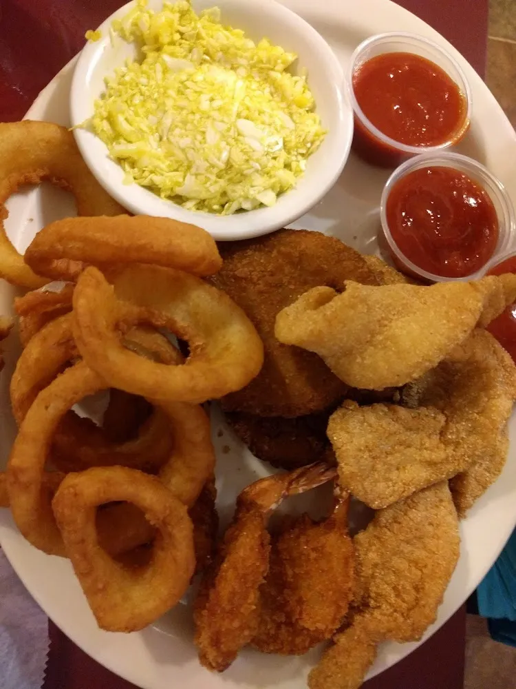 Crab Cakes Shrimp Fish